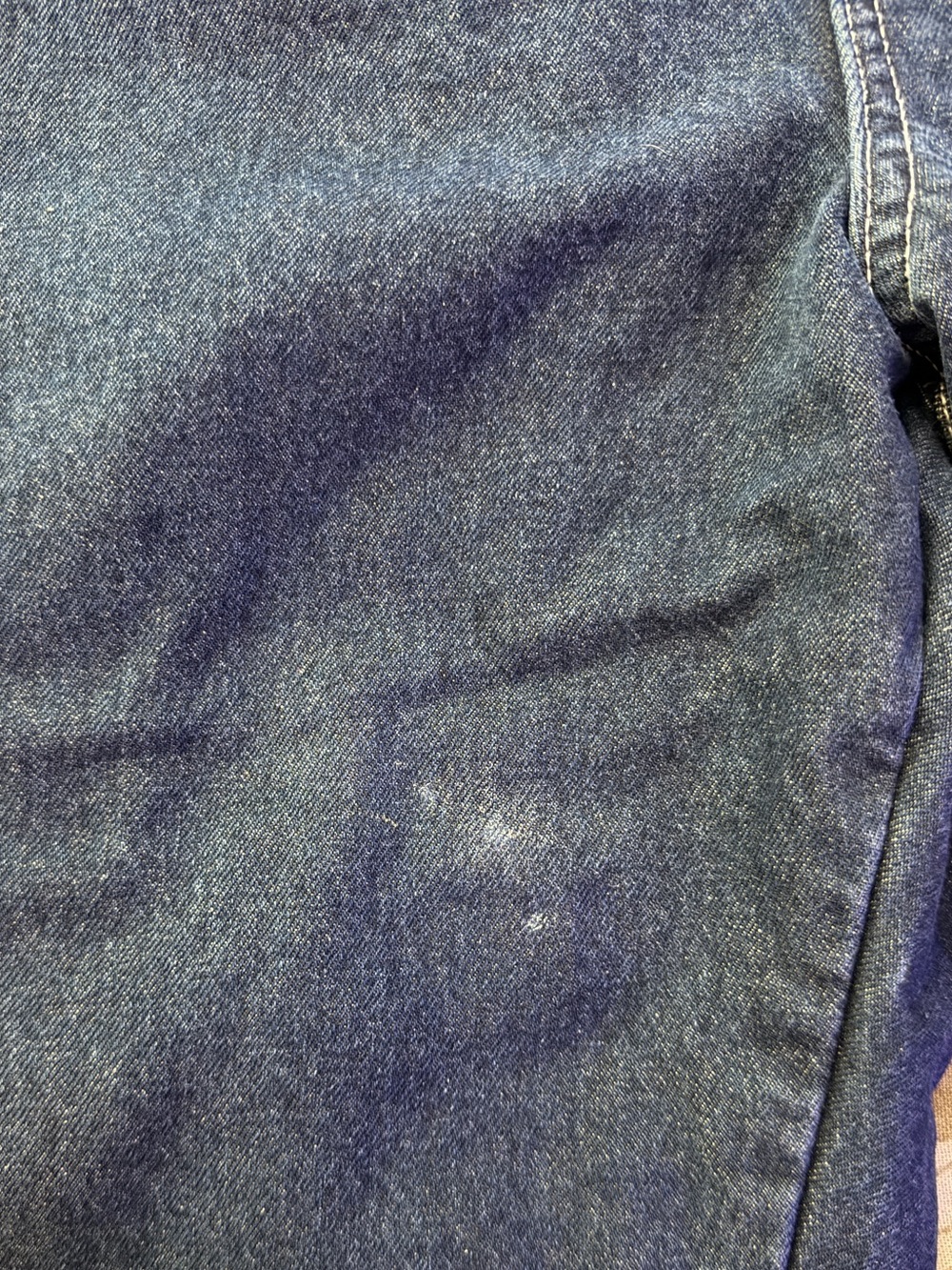 Flannel Lined Dark Denim Bib Overalls - Picture 5 of 7